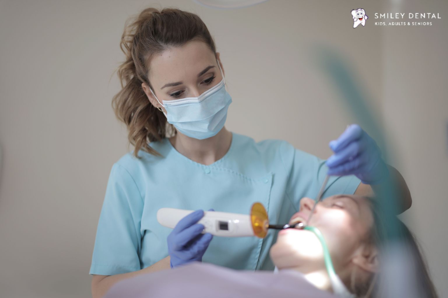 Dental exam and treatment at Smiley Dental Boston, serving Roslindale MassHealth patients